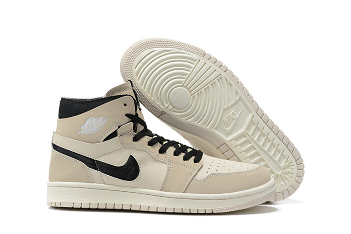 Men's Running Weapon Air Jordan 1 High Cream Shoes 0276 Men's Running Weapon Air Jordan 1 High Cream Shoes 0276